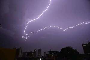 Meteorología: aviso por tormentas eléctricas en nueve departamentos  - Clima - ABC Color