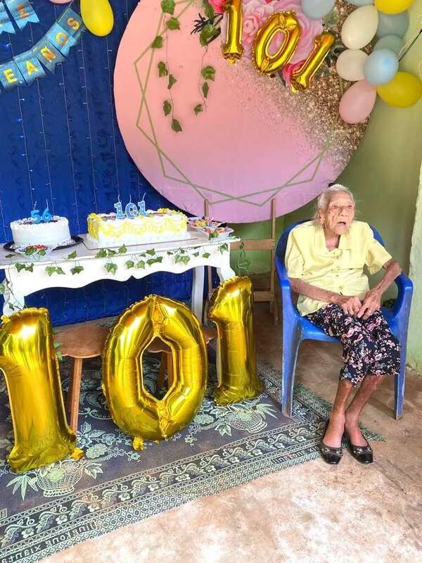 Yaguarón: abuela cumple 101 años y revela que la clave de su longevidad está en la buena alimentación y en el vivir sin vicios - Nacionales - ABC Color