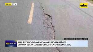 Video: mal estado de avenida Avelino Martínez - ABC Noticias - ABC Color