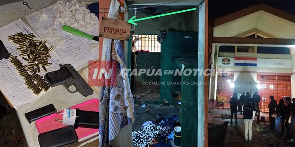 ESCÁNDALO EN EL CERESO: MOTEL, 20 MUJERES, ARMAS Y DROGAS - Itapúa Noticias