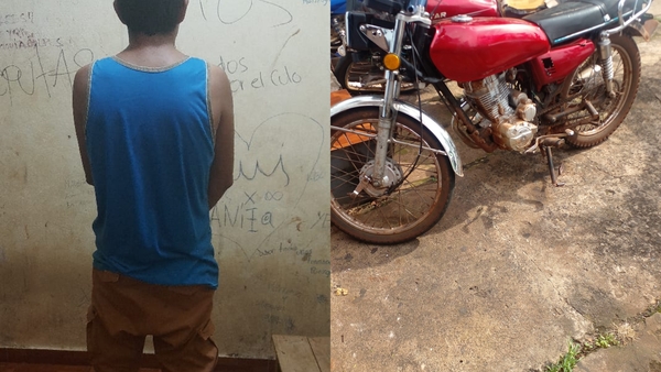 Encarnación: Policía recupera moto hurtada antes que la víctima denunciara el hecho.