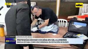 Video: Pretendían enviar cocaína en gel a Londres   - ABC Noticias - ABC Color