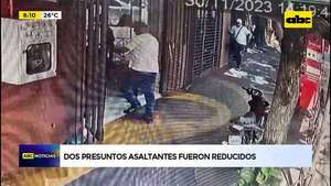 Video: Dos presuntos asaltantes fueron reducidos  - ABC Noticias - ABC Color