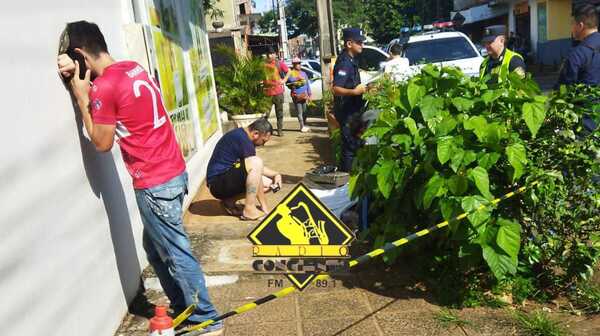Pintor muere al caer de edificio