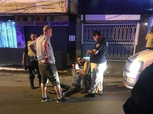 Violento intento de asalto en pleno microcentro de Ciudad del Este - ADN Digital