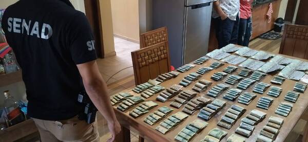 Cae una banda de “alto vuelo” con millones de guaraníes y miles de dólares encima