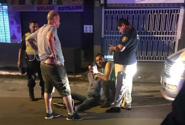 Asaltan y golpean a turista brasileño en el microcentro de Ciudad del Este - ABC en el Este - ABC Color