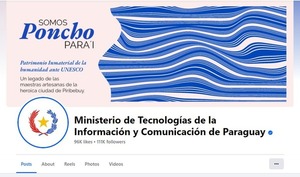 Las redes sociales del Estado se visten con el Poncho Para’i de 60 listas