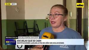 Escuelas que caen: instituciones llegan a fin de año sin soluciones - ABC Noticias - ABC Color
