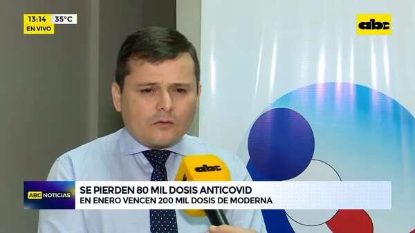 Video: se pierden 80.000 dosis anticovid - ABC Noticias - ABC Color