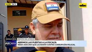 Video: Riera asegura que lucharán contra corrupción policial  - ABC Noticias - ABC Color