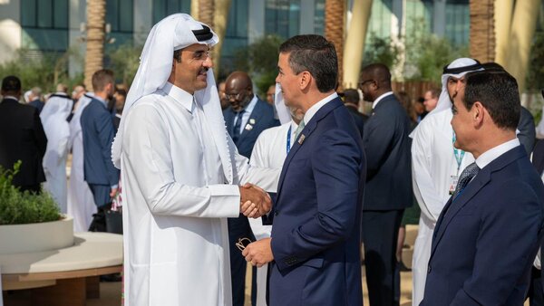 Santiago Peña spoke with the President of Israel and the Emir of Qatar - .::Agencia IP::.