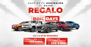 Baic lanza la campaña HACÉ DE TU AGUINALDO EL MEJOR REGALO