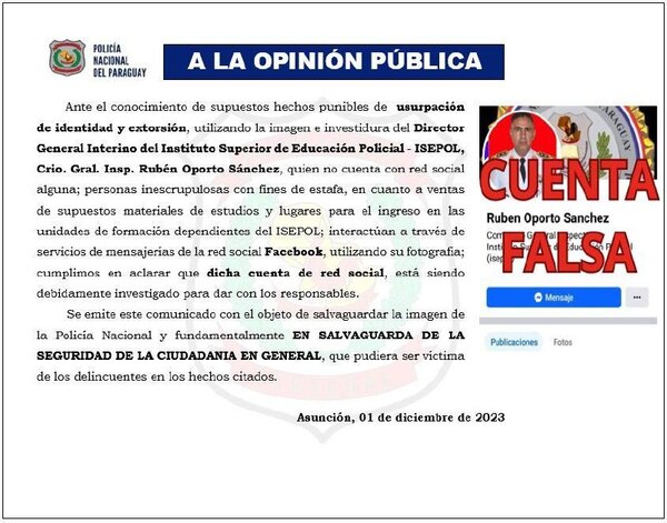 Diario HOY | Avivados se hacen pasar por director de ISEPOL para ofrecer cupos a aspirantes