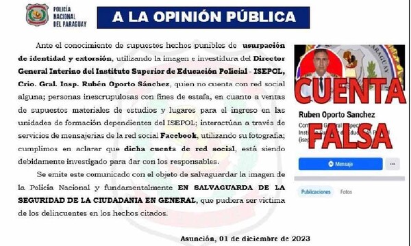 Avivados se hacen pasar por director de ISEPOL para ofrecer cupos a aspirantes – Prensa 5
