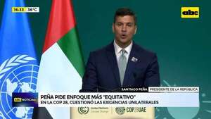 COP28: Santiago Peña pide enfoque más ‘’equitativo’' - ABC Noticias - ABC Color