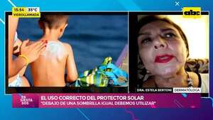 Video: el uso correcto del protector solar - Ensiestados - ABC Color