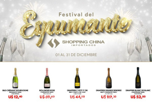 Promoción Especial “Festival del Espumante” en Shopping China de Pedro Juan Caballero hasta el domingo 31 de Diciembre - El Nordestino
