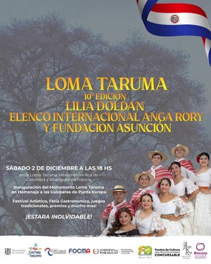Invitan al Festival Loma Taruma