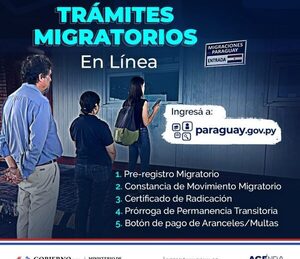 Migraciones presenta primeros trámites en línea