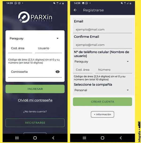 Parxin inicia con fallas en día 1 del plan piloto del estacionamiento tarifado en Asunción - Nacionales - ABC Color