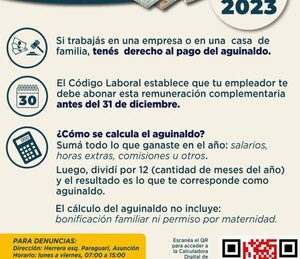 Ministerio de Trabajo pone en marcha campaña “Tu aguinaldo, tu derecho” – Diario TNPRESS