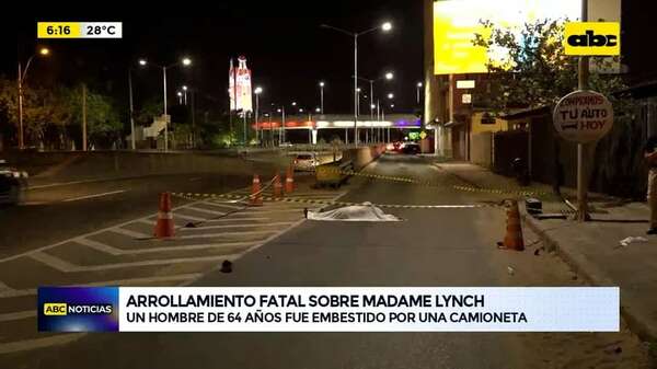 Video: Arrollamiento fatal sobre Madame Lynch - ABC Noticias - ABC Color