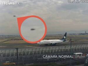 ¿Es un pájaro? ¿Es un insecto? ¿es una nave?: “algo” cruzó por el aeropuerto y lo captó una cámara
