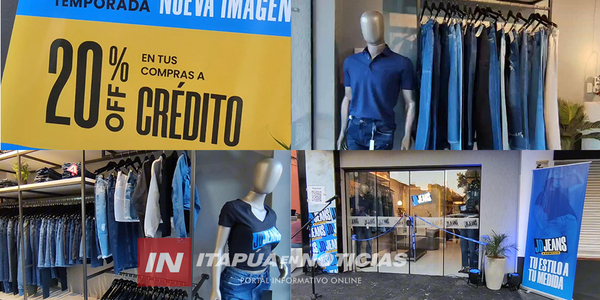 “JD JEANS A DOMICILIO” ABRIÓ SU TIENDA FÍSICA EN LA CIUDAD DE ENCARNACIÓN - Itapúa Noticias