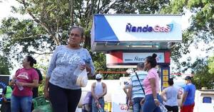 La Nación / Ampliaron recarga gratis de Ñande Gas para beneficiar a 550 familias