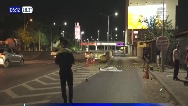 Arrollamiento fatal en zona del superviaducto en Asunción - Noticias Paraguay