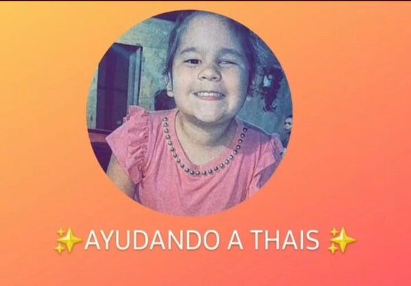La pequeña Thaís nos necesita