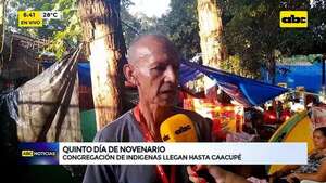 Video: Congregación indígena llega hasta Caacupé - ABC Noticias - ABC Color