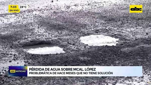 Video: Pérdida de agua sobre Avda. Mcal. López - ABC Noticias - ABC Color