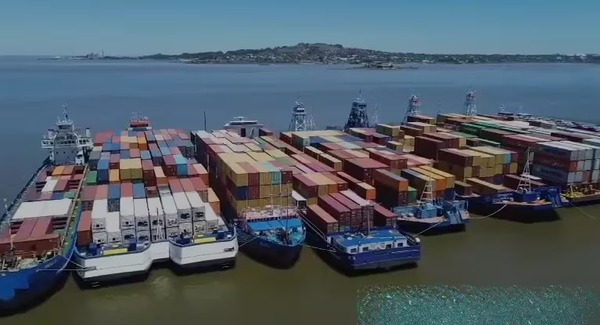 Montevideo: 9.000 contenedores paraguayos demorados | 1000 Noticias