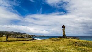 Estudio arqueológico revela cómo se producía pigmento en la isla de Pascua