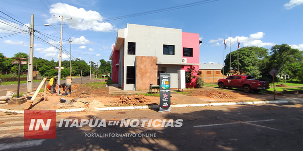 SE REALIZAN OBRAS DE REFACCIÓN EN LA MUNICIPALIDAD DE TRINIDAD - Itapúa Noticias