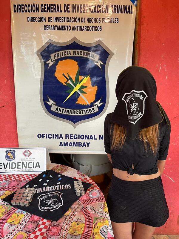 Mujer es aprehendida con crack en Pedro Juan Caballero | 1000 Noticias