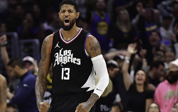 Versus / Clippers doblegan a Warriors con un triple ganador de Paul George