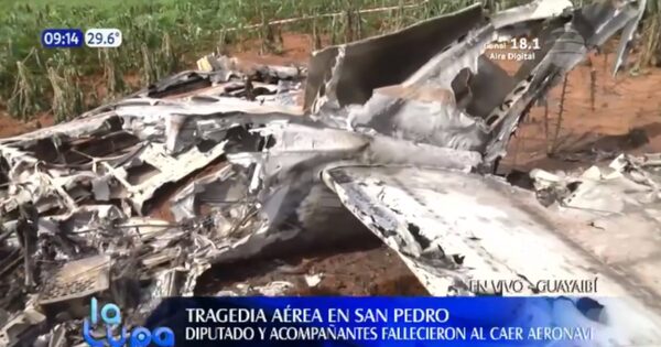Diputado Walter Harms murió en terrible accidente aéreo | Telefuturo