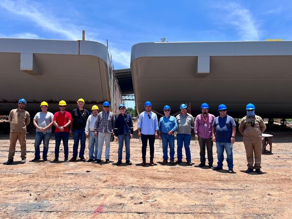 Industria naval construye el mayor portacontenedores de la hidrovía - El Independiente
