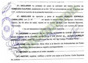 Caso Nicora: Tribunal en mayoría argumenta insuficiencia probatoria para absolver a médico