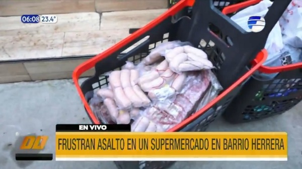 Fallido intento de asalto en barrio Herrera - Noticias Paraguay