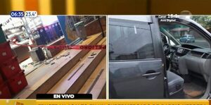 Asalto y enfrentamiento a balazos en comercio de Asunción | Telefuturo
