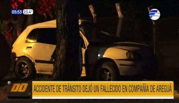 Accidente de tránsito fatal en Areguá | Telefuturo