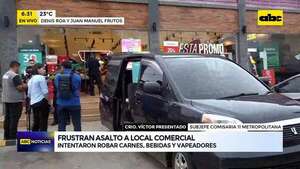 Video: Frustran intento de asalto a local comercial - ABC Noticias - ABC Color