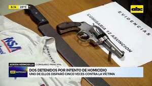 Video: Dos detenidos por intento de homicidio - ABC Noticias - ABC Color