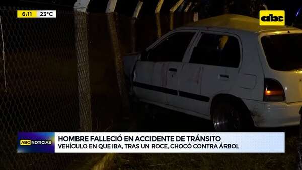 Video: Hombre falleció en accidente de tránsito - ABC Noticias - ABC Color
