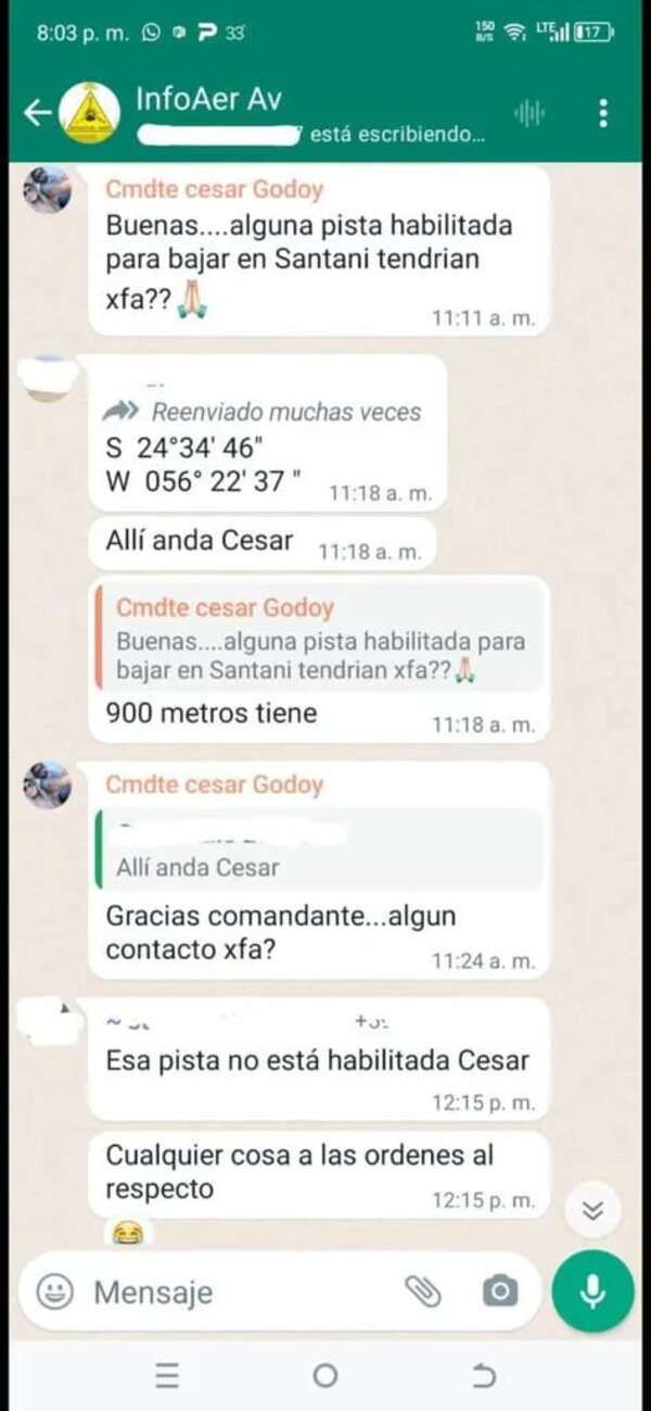 Pilotos advirtieron que la pista donde se estrelló avioneta de Harms no estaba habilitada - Nacionales - ABC Color