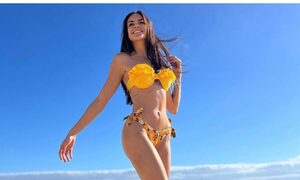 Miss Universo Paraguay peló cuerazo en la playa